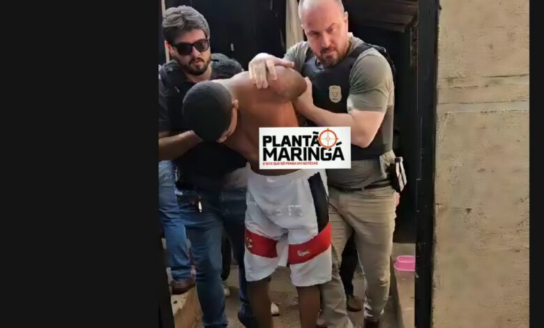 Fotos de Criminoso que atirou na nuca de vigilante em Maringá durante assalto é preso pela Polícia Civil  