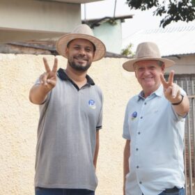 Fotos de Eduardo Pasquini (PL) lidera e tem 47,8% das intenções de voto para a Prefeitura de Nova Esperança