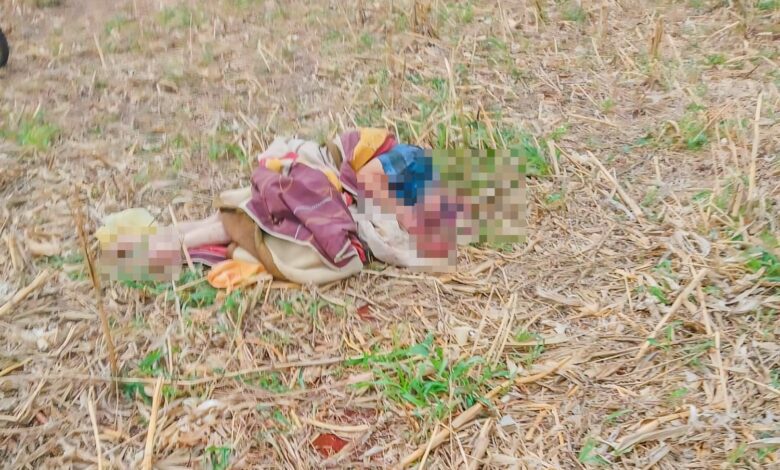 Fotos de Homem é assassinado e tem corpo desovado na zona rural de Marialva enrolado em cobertor  