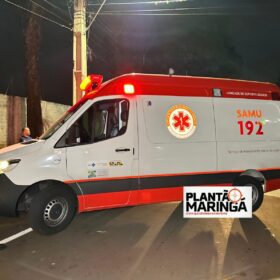 Fotos de Idosa morre após ser atropelada em Maringá; uma câmera de segurança registrou o acidente