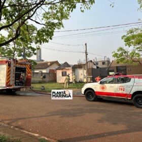 Fotos de Jovem vítima de incêndio em Maringá não resiste e morre no hospital