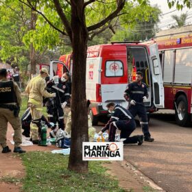 Fotos de Jovem vítima de incêndio em Maringá não resiste e morre no hospital