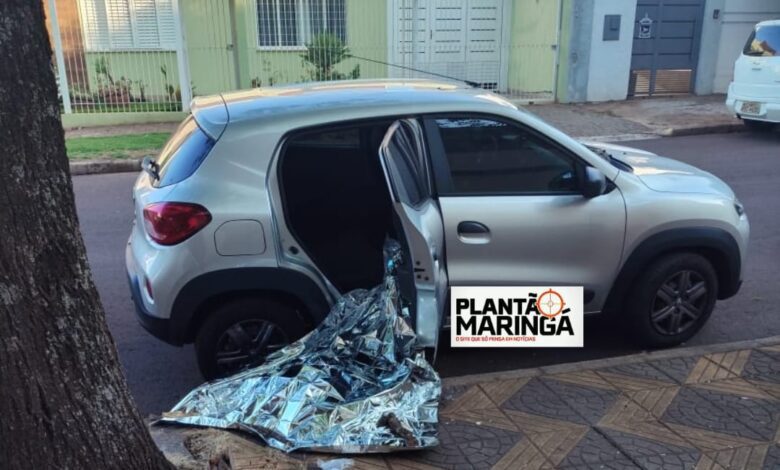 Fotos de Aluna que esfaqueou mulher na porta de colégio é executada com 15 tiros em Maringá