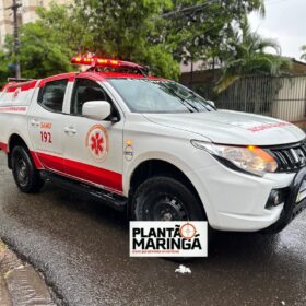 Fotos de Motociclista fica gravemente ferido após colisão em Maringá