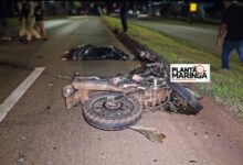 Fotos de Motociclista morre ao colidir em caminhão parado em rodovia PR-487