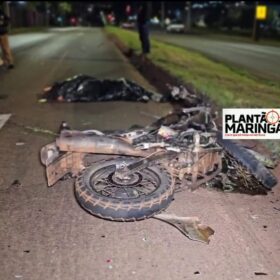 Fotos de Motociclista morre ao colidir em caminhão parado em rodovia PR-487