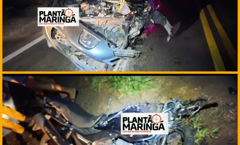 Fotos de Motociclista morre após grave acidente na PR-463 na região de Maringá