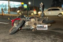 Fotos de Motociclista morre após ser esmagado por carreta na Avenida Colombo, em Maringá