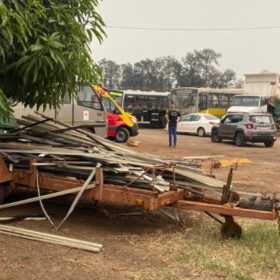 Fotos de Trabalhador fica ferido em acidente na Secretaria Municipal de Serviços Públicos