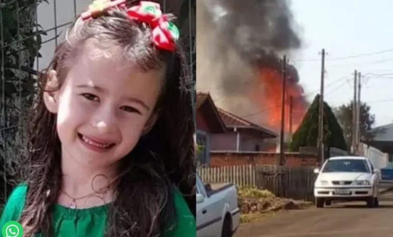 Fotos de Avô e neta morrem carbonizados durante incêndio em casa no Paraná