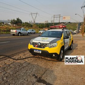 Fotos de Vídeo mostra carreta desgovernada atingindo quatro carros em Maringá