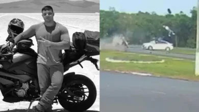 Fotos de Vídeo mostra carro realizando conversão proibida e causando acidente que matou soldado da PM na BR-277