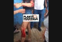 Fotos de Briga na porta de colégio termina com mulher esfaqueada em Maringá