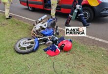 Fotos de Acidente grave no Contorno Norte deixa motociclista ferido