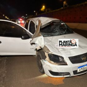 Fotos de Vídeo mostra dois carros e uma moto atropelando ciclista que morreu no Contorno Norte em Maringá - apenas um condutor parou para prestar socorro  