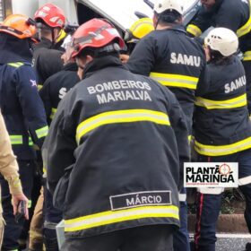 Fotos de Duas pessoas sofrem ferimentos graves após acidente no contorno de Marialva