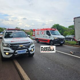 Fotos de Duas pessoas sofrem ferimentos graves após acidente no contorno de Marialva