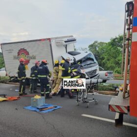 Fotos de Duas pessoas sofrem ferimentos graves após acidente no contorno de Marialva