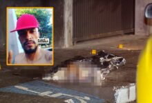 Fotos de Homem é executado com 16 tiros na noite desta sexta-feira - câmera registraram o crime