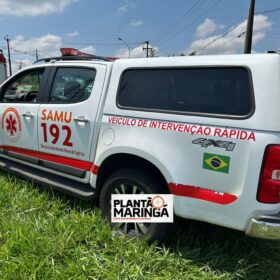 Fotos de Homem é intubado e socorrido em estado gravíssimo após ser atropelado em Maringá