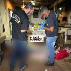 Fotos de Homem é morto a golpes de machado e assassino enrola corpo em cobertores em Sarandi