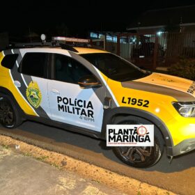 Fotos de Homem é preso após realizar disparos de arma de fogo e ensinar filha menor de idade a atirar em Maringá