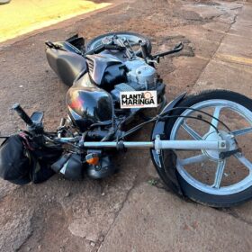 Fotos de Homem fica ferido após sofrer queda de moto em Sarandi