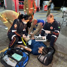 Fotos de Homem se intromete em briga e acaba baleado em posto de combustível em Maringá após discussão