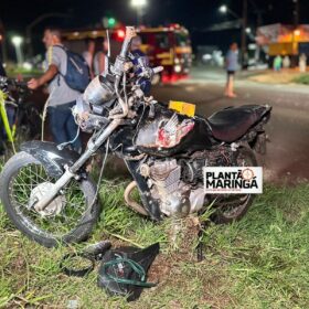 Fotos de Câmera registra acidente que deixou moça entre a vida e a morte em Maringá