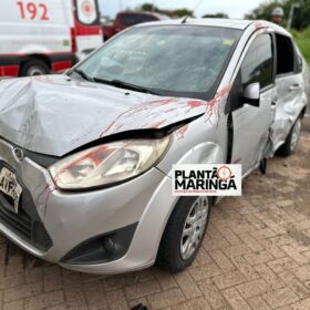 Fotos de Motociclista a caminho do trabalho morre em acidente no Contorno Sul em Maringá 