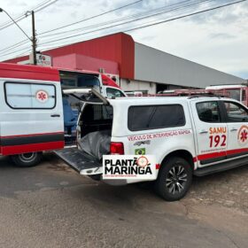 Fotos de Câmera de segurança registrou o momento em que jovem de 18 anos morre em acidente no Contorno Sul em Maringá 