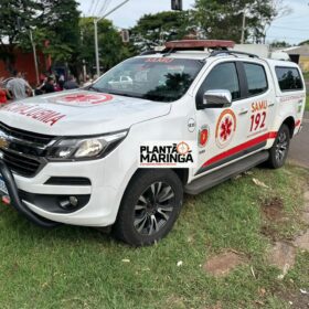 Fotos de Motociclista é intubado e socorrido em estado gravíssimo após acidente no Contorno Sul em Maringá; Veja o flagrante