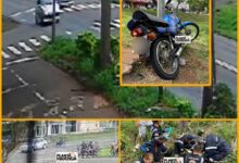 Fotos de Motociclista é intubado e socorrido em estado gravíssimo após acidente no Contorno Sul em Maringá; Veja o flagrante