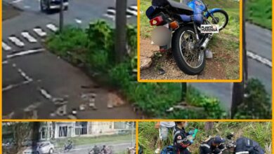 Fotos de Motociclista é intubado e socorrido em estado gravíssimo após acidente no Contorno Sul em Maringá; Veja o flagrante