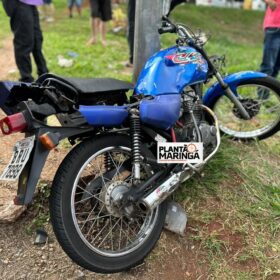 Fotos de Motociclista é intubado e socorrido em estado gravíssimo após acidente no Contorno Sul em Maringá; Veja o flagrante