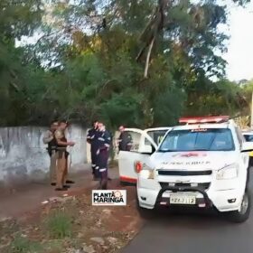 Fotos de Motociclista morre após bater contra poste em Maringá