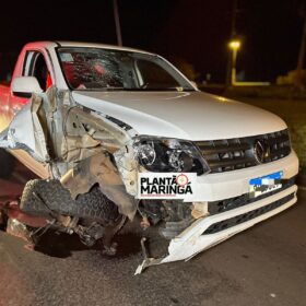 Fotos de Motorista com suspeita de embriaguez provoca acidente ao dirigir na contramão em Maringá