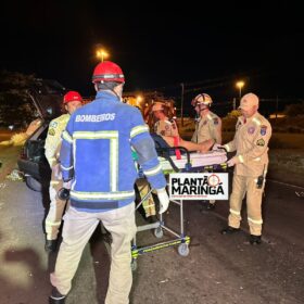 Fotos de Motorista com suspeita de embriaguez provoca acidente ao dirigir na contramão em Maringá