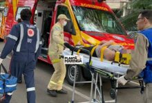 Fotos de Mulher de 60 anos fica ferida ao ser atropelada por moto em Maringá