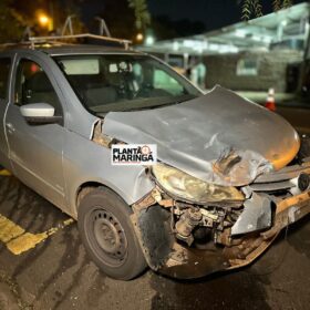 Fotos de Câmera registra acidente que matou agrônoma em Maringá; o carro avançou a preferencial