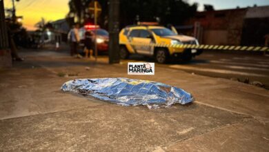 Fotos de Mulher morre após acidente entre carro e moto, em Maringá