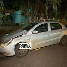 Fotos de Câmera registra acidente que matou agrônoma em Maringá; o carro avançou a preferencial