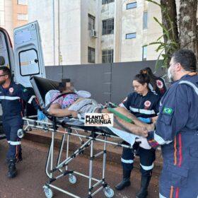 Fotos de Nove pessoas ficam feridas após incêndio em edifício residencial em Maringá