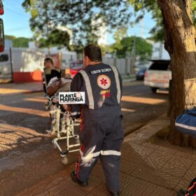 Fotos de Nove pessoas ficam feridas após incêndio em edifício residencial em Maringá