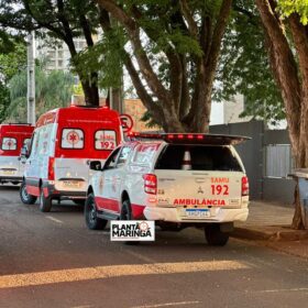 Fotos de Nove pessoas ficam feridas após incêndio em edifício residencial em Maringá