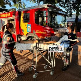 Fotos de Nove pessoas ficam feridas após incêndio em edifício residencial em Maringá