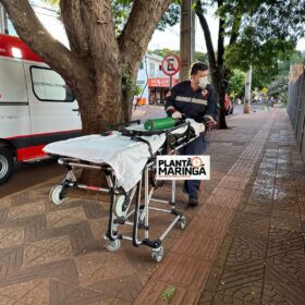 Fotos de Nove pessoas ficam feridas após incêndio em edifício residencial em Maringá