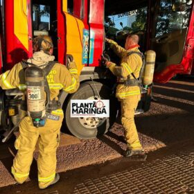 Fotos de Nove pessoas ficam feridas após incêndio em edifício residencial em Maringá