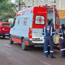 Fotos de Nove pessoas ficam feridas após incêndio em edifício residencial em Maringá