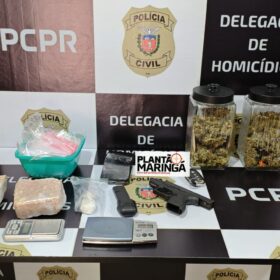 Fotos de Suspeito de tentativa de homicídio é preso pela Polícia Civil de Maringá 